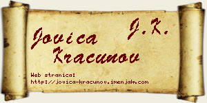 Jovica Kračunov vizit kartica